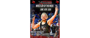Maddie Sandquist is Mortgage X-Change Wrestler of the Week