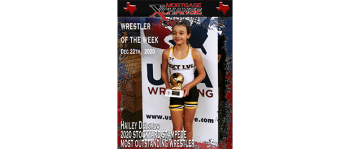 Hailey Delgado is Mortgage X-Change Wrestler of the Week.