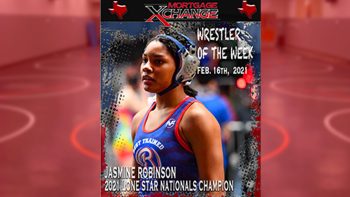 Jasmine Robinson is Mortgage X-Change Wrestler of the Week.