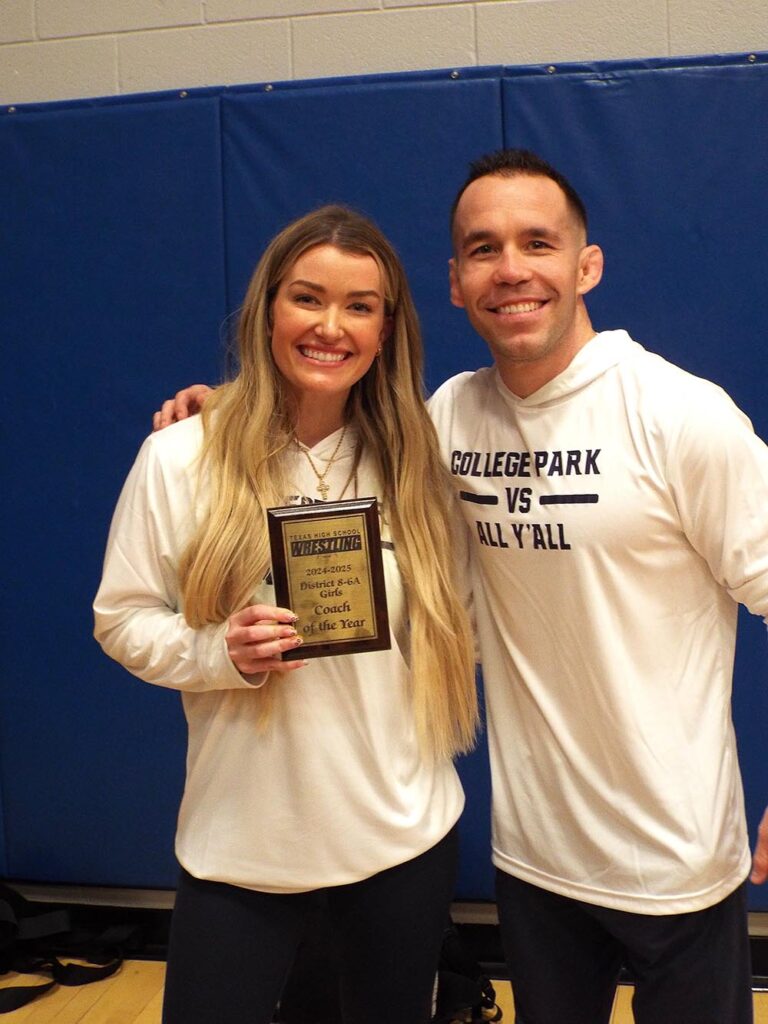 Dist. 8 Girls' Coach of the Year- Lindsay and Erik Spjut, College Park