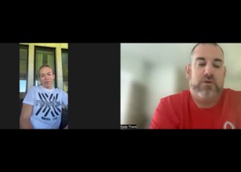 Texas native Kaylynn Albrecht talks with Cody Thorn