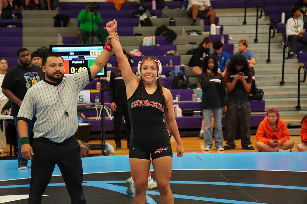 130 lb Champion, Liana Benitez, San Antonio Churchill