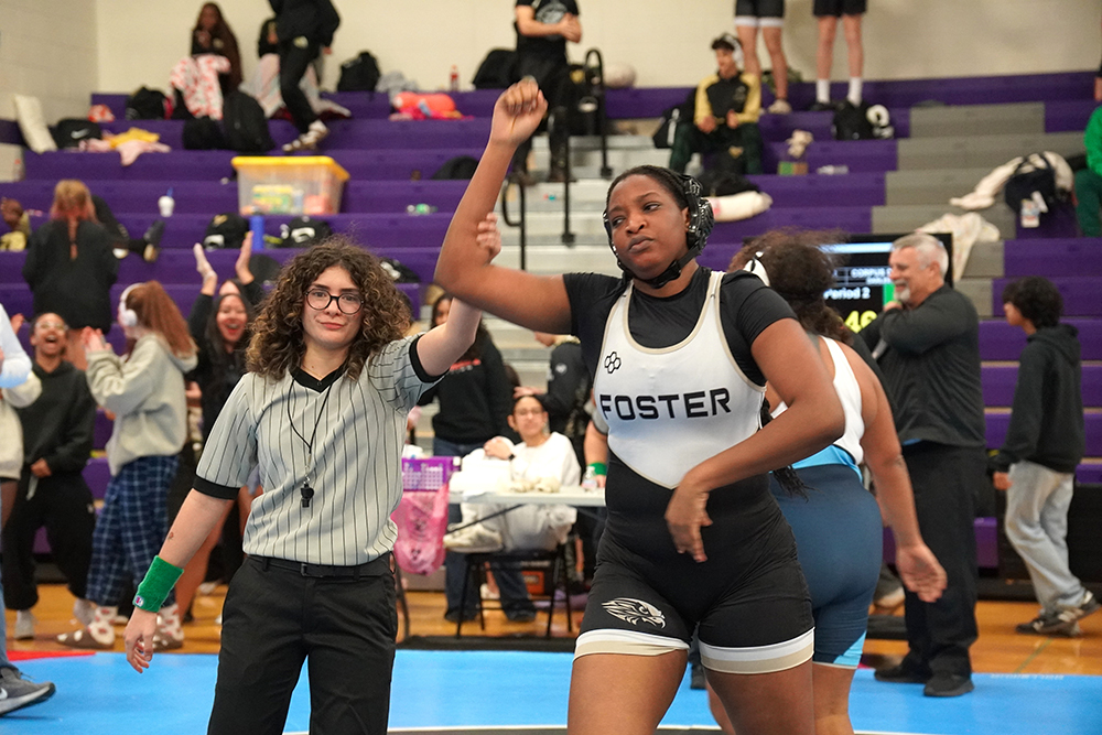 235 lb. champ Sally Kazeem of Richmond Foster