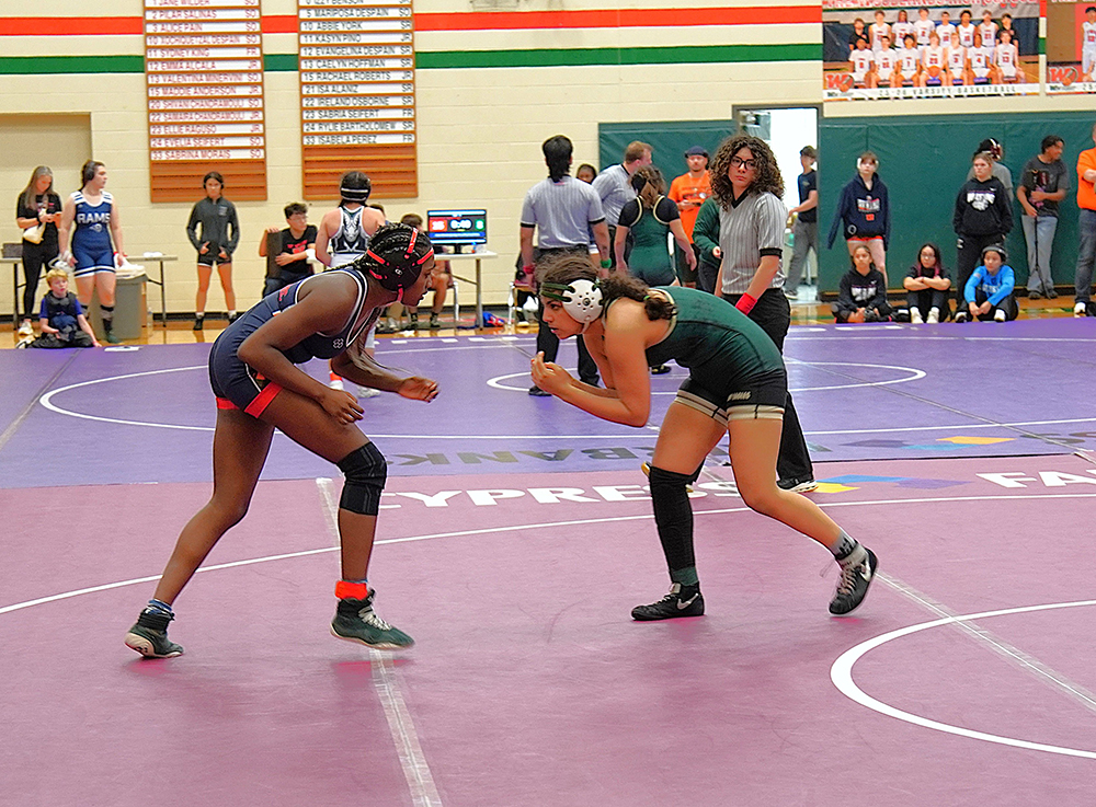 Desiree Ojo TWHS vs Sophia Payrovi Cy Falls, 140 lbs.
