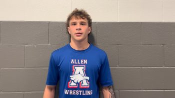 Cayden Campbell, Allen: Post-match interview, Allen Tri dual