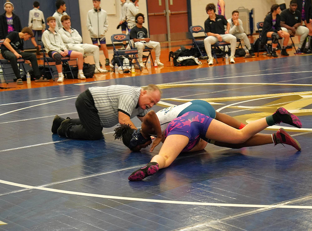 Abigail Taylor with the pin