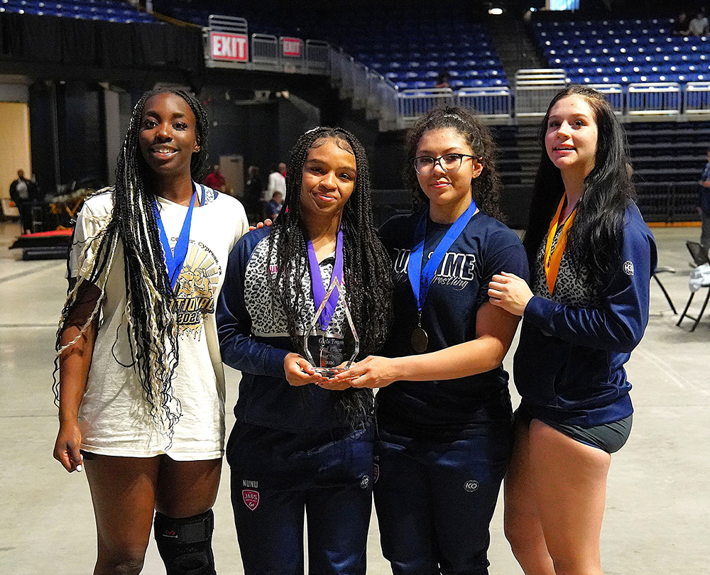 Lewisville Flower Mound 2nd Place team medalists