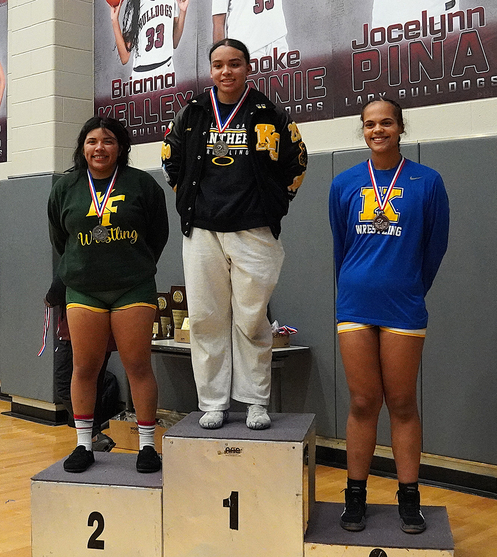 Ariana Rangel, Klein Oak, 190 lb. Champion