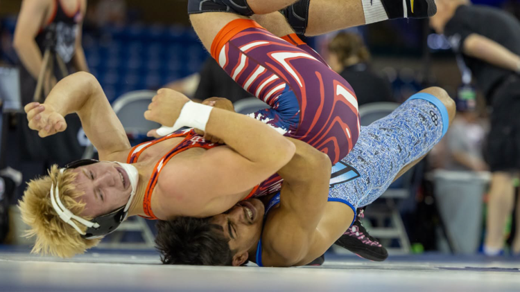 5-Junior and 1-16U wrestlers on the Championship Side for Greco Roman Nationals